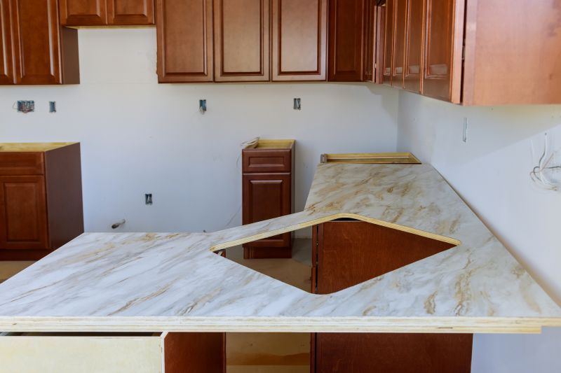 Wood Countertop Installation detail