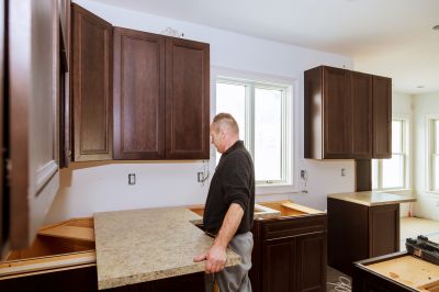 Wood Countertop Installation detail